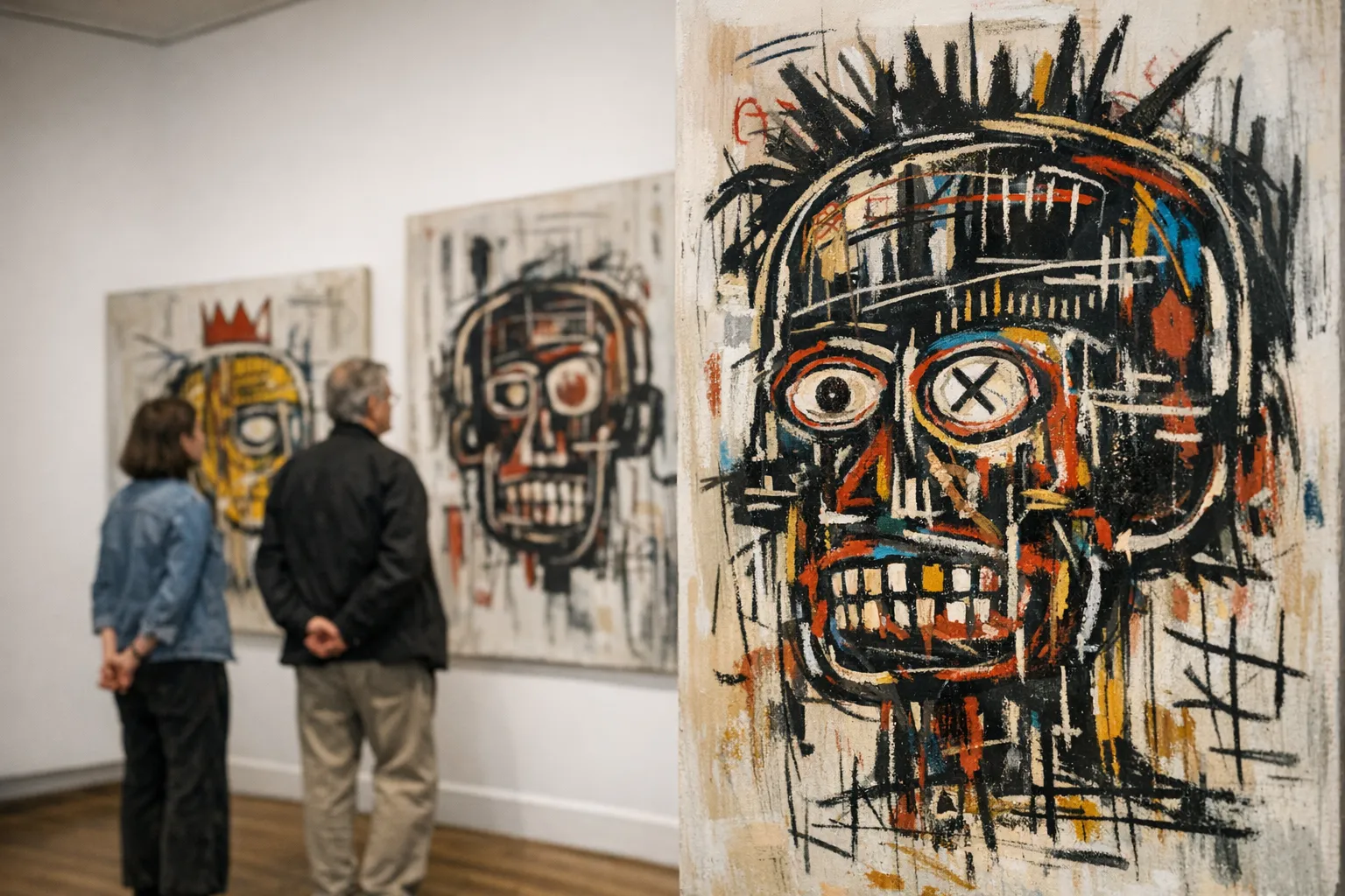 Jean-Michel Basquiat's 1980s Human Head Motif at Louisiana Museum cover