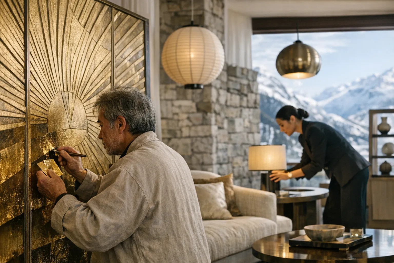 Fusion of Traditional Techniques with Modern Design Aesthetics at the 2026 Nomad St. Moritz Design Showcase Featuring Armani/Casa Collaboration cover