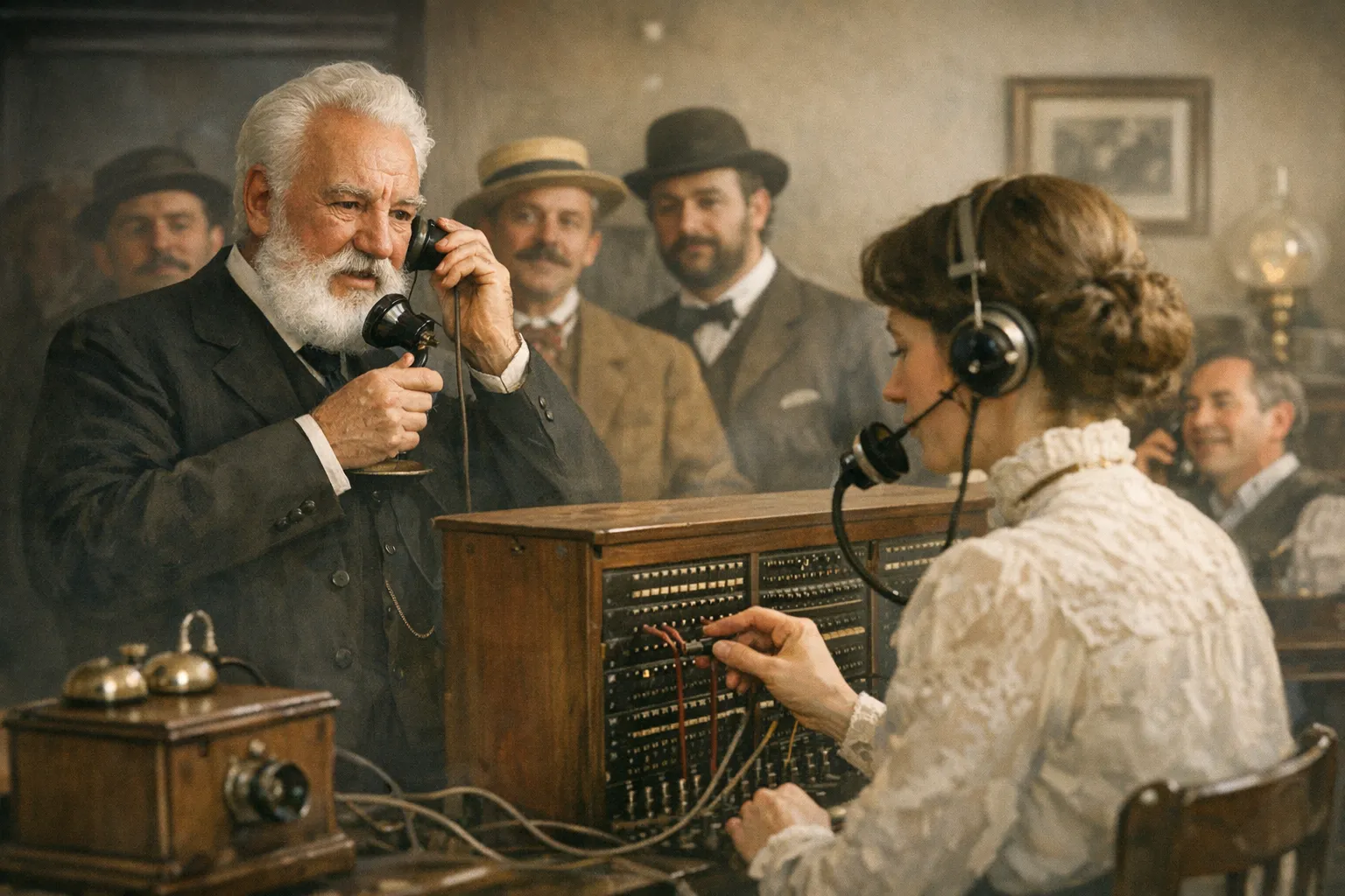 The Impact of Alexander Graham Bell's Telephone on Communication and Society cover