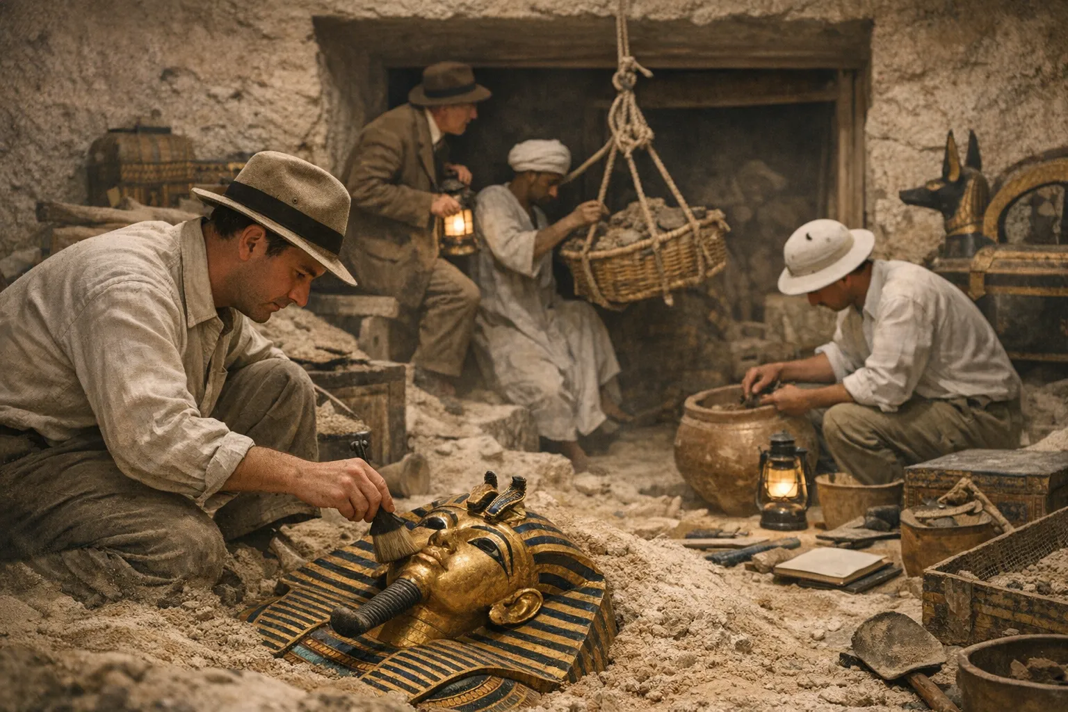 Discovery of Tutankhamun's Tomb: Archaeological Methods and Historical Context cover