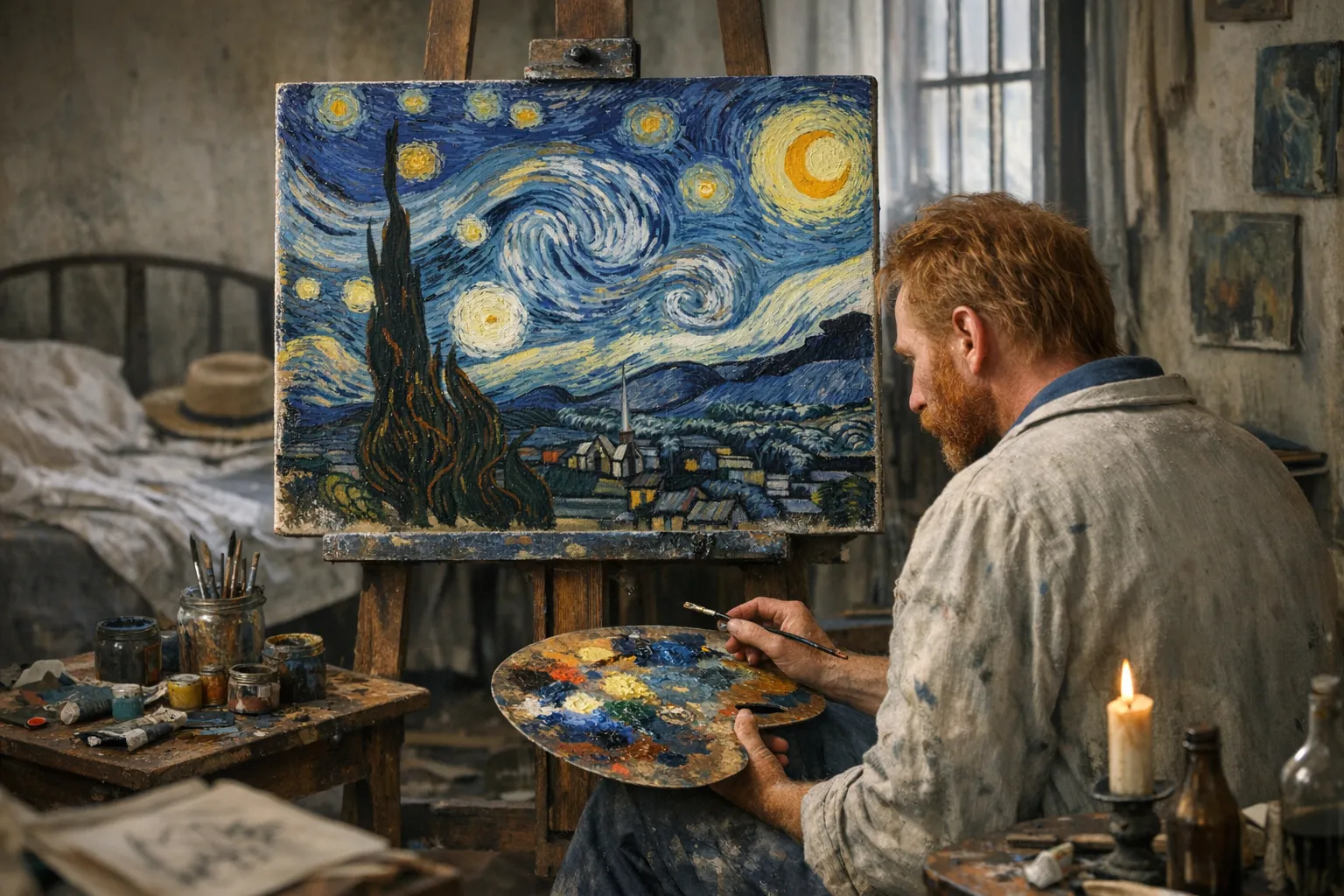 Vincent van Gogh's 'Starry Night' and Its Reflection of His Mental Health Struggles cover