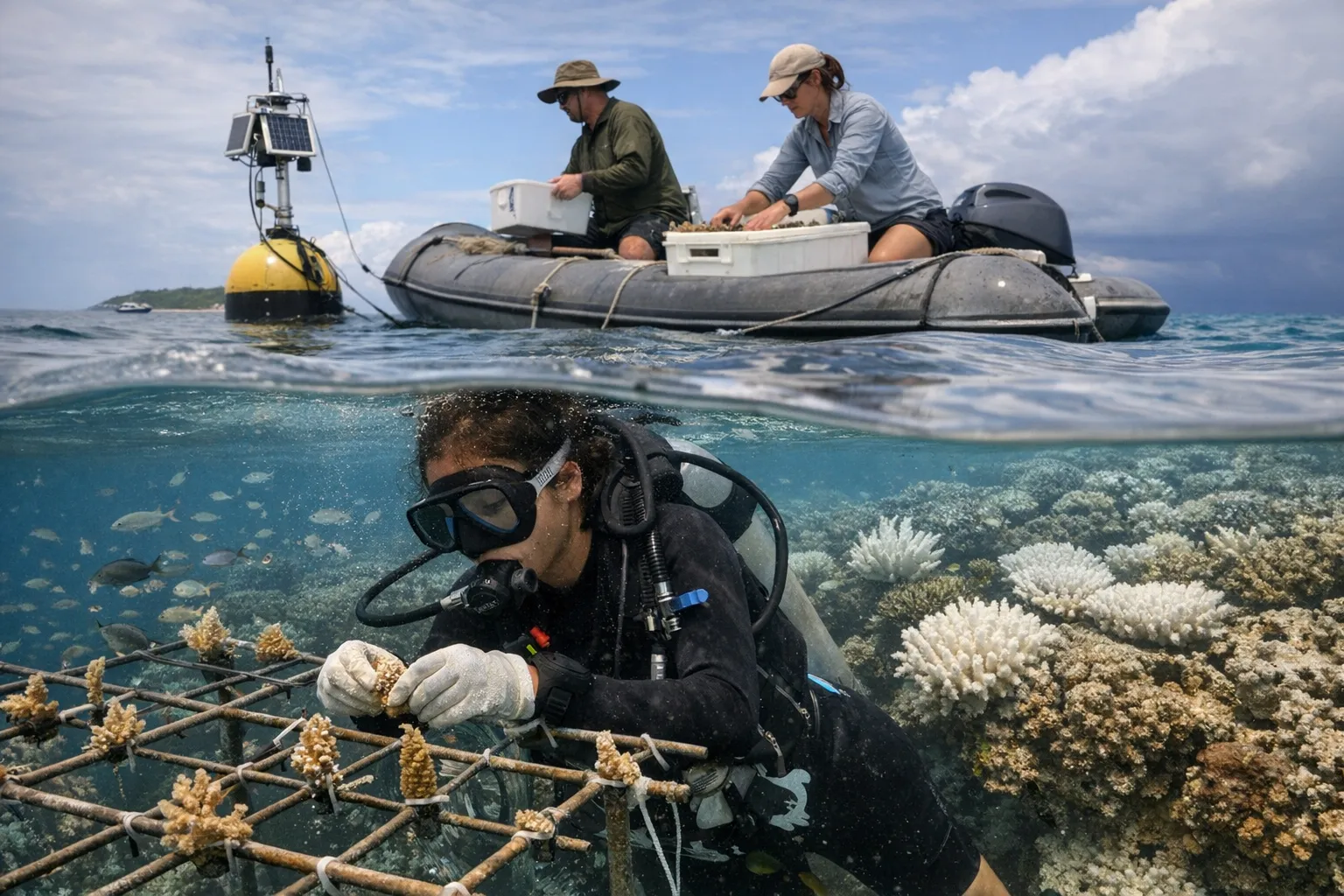 Conservation Efforts for the Great Barrier Reef Amid Climate Change cover