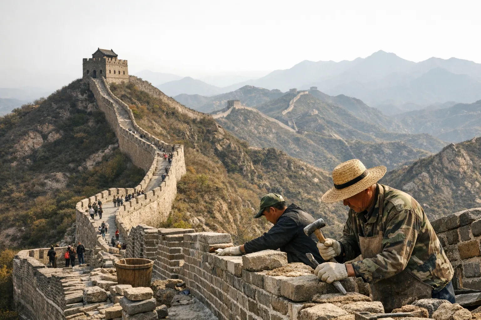 Great Wall of China: Construction, Cultural Significance, and Geographic Challenges cover
