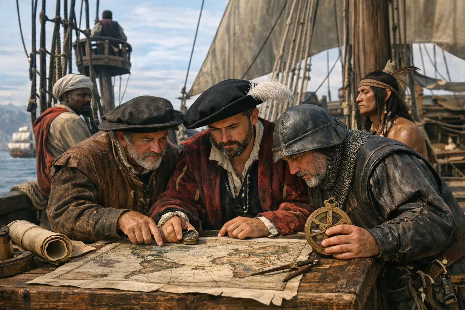16th-Century Explorers and the Mapping of the New World: Transformations in Global Trade and Cultural Interactions cover