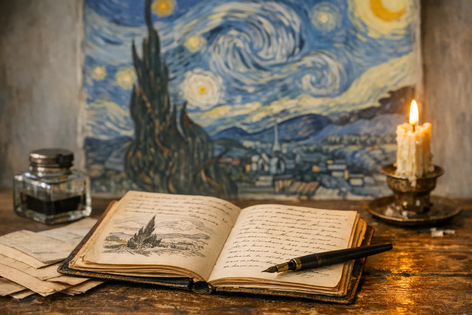 Vincent van Gogh's 'The Starry Night': Emotional Depth and Insights from His Letters cover