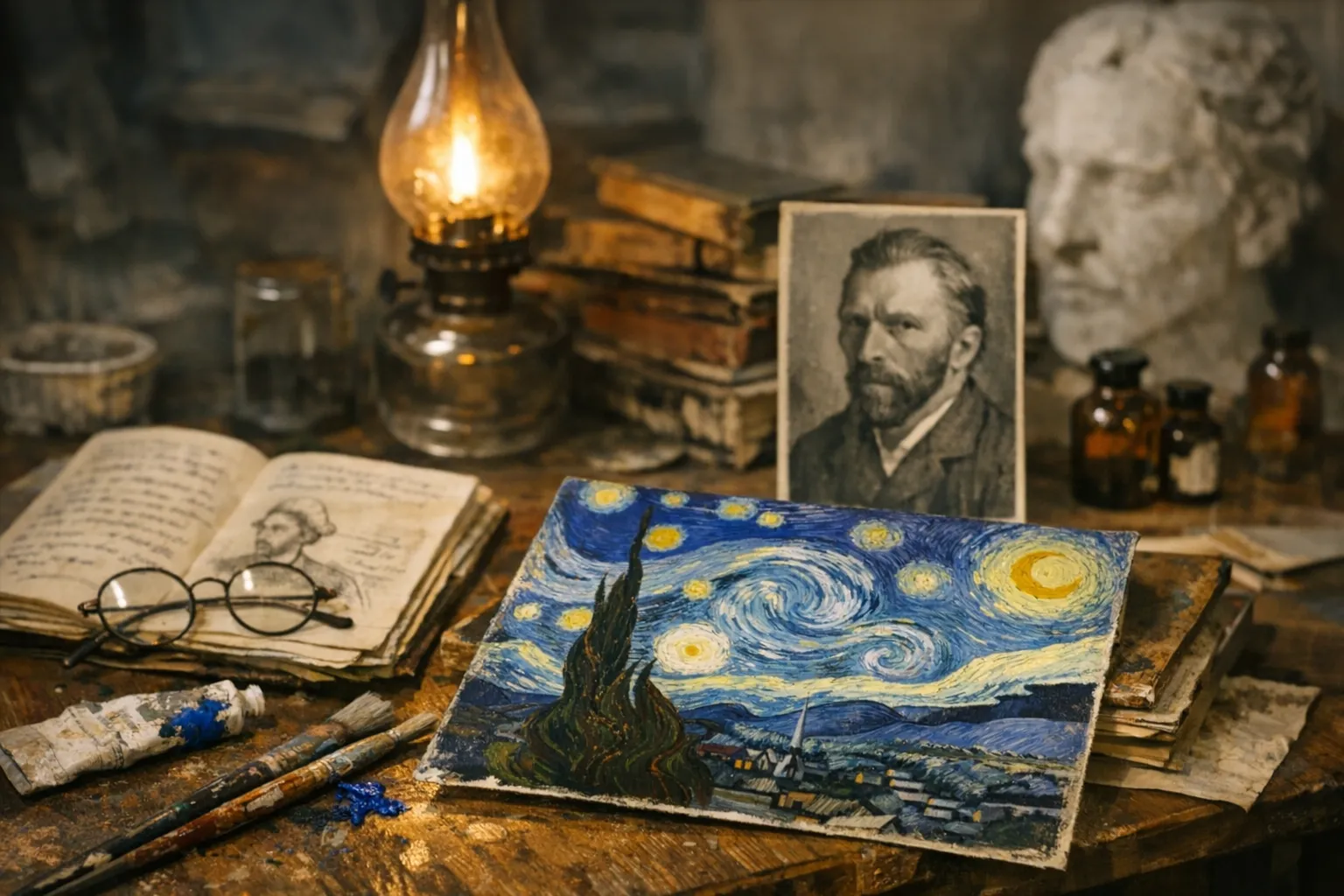 The Starry Night: Insights into Van Gogh's Mental State and Its Influence on Art cover