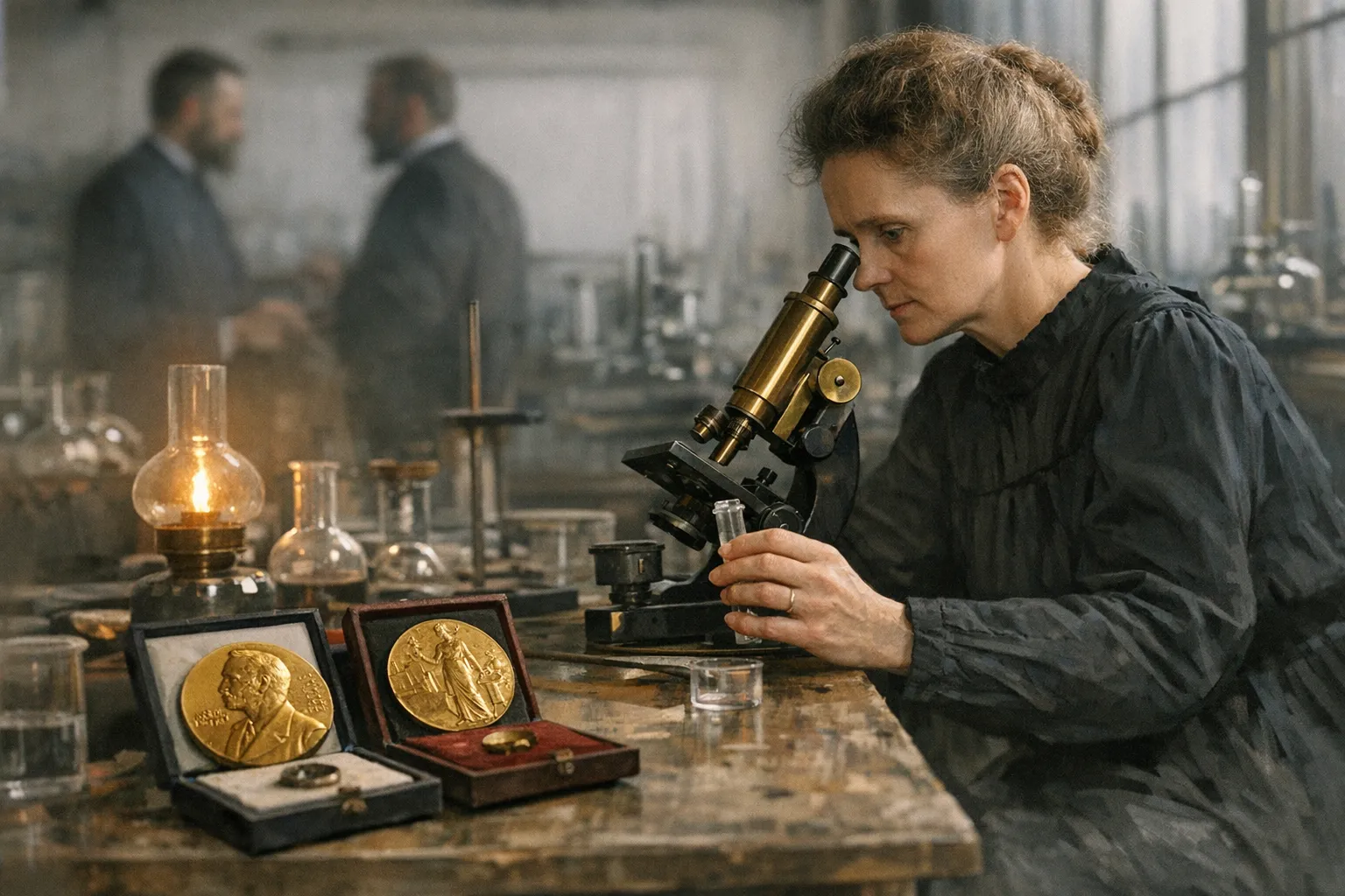 Marie Curie's Nobel Prizes: Contributions and Challenges in a Male-Dominated Field cover