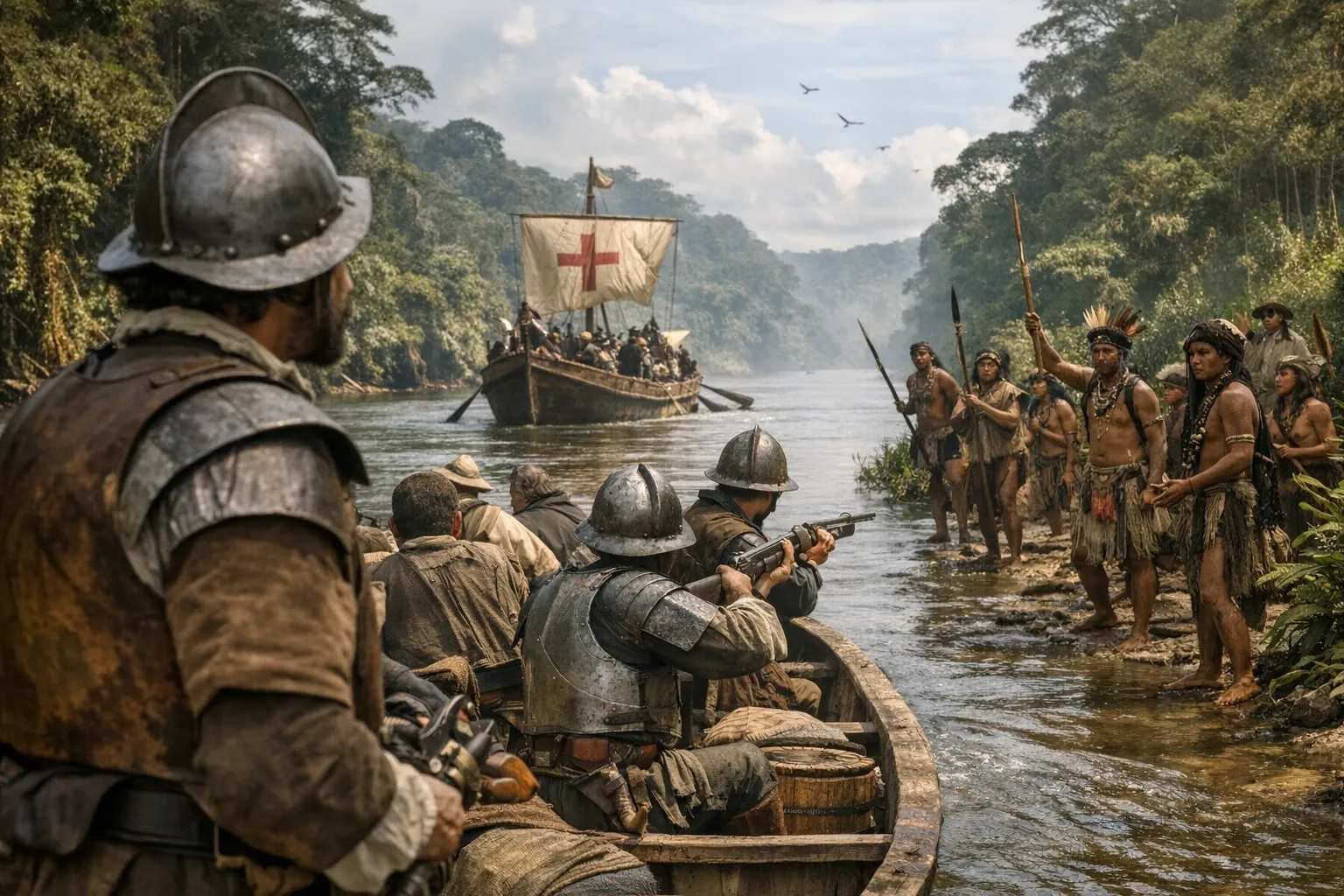 The Discovery of the Amazon River by Francisco de Orellana: Implications for European Exploration and Indigenous Cultures cover